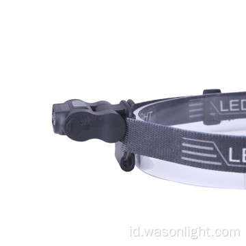 Isi ulang 3 * LED Clip On Hat Cap kepala Light